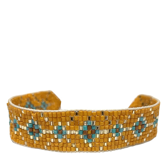SURKANA Bracciali medi perline giapponesi multi
