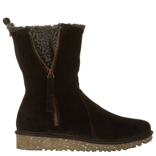 EL NATURALISTA - Stivaletti FELSEN Silk-Suede Black