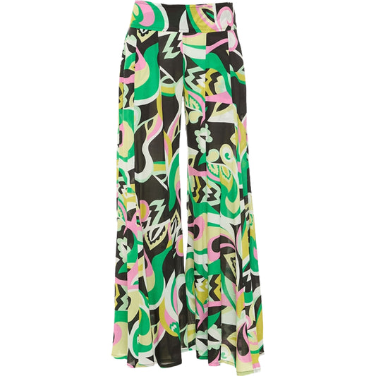 BABA DESIGN Pantaloni GREEN NECTAR Multicolor