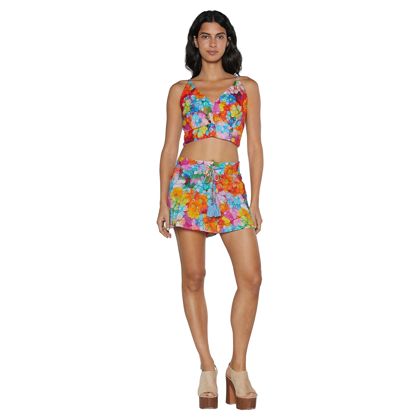 BABA DESIGN Top  FLOWERS BEAT Multicolor