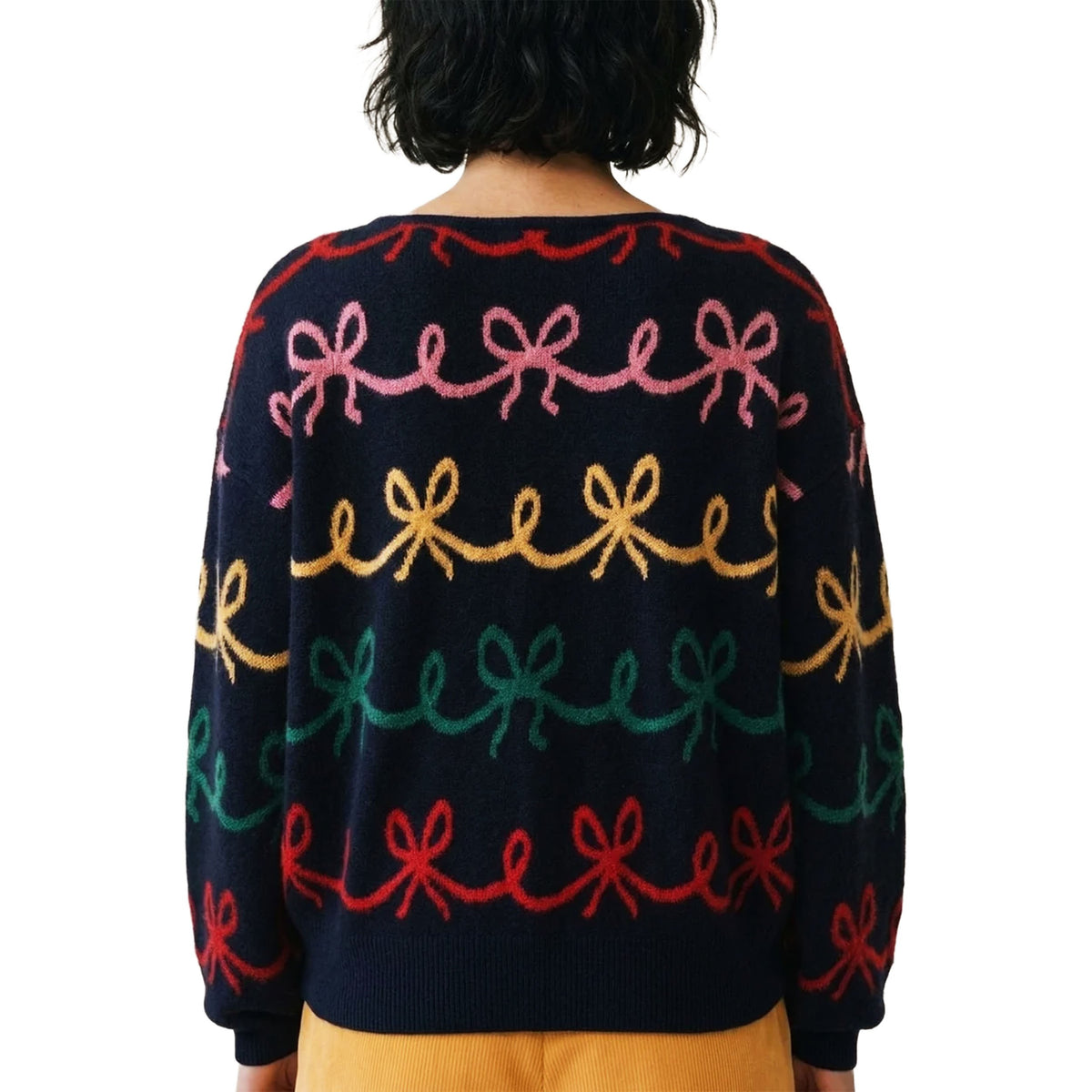 PEPALOVES Maglia Jersey Lazos Nero e Multicolor