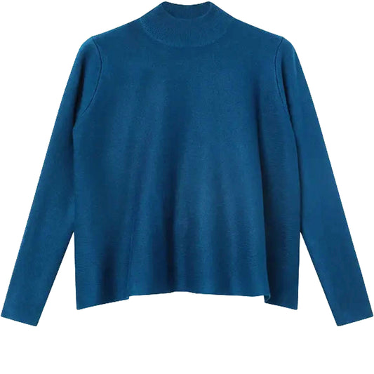 COMPAÑÍA FANTÁSTICA Maglione basic ottanio a collo alto