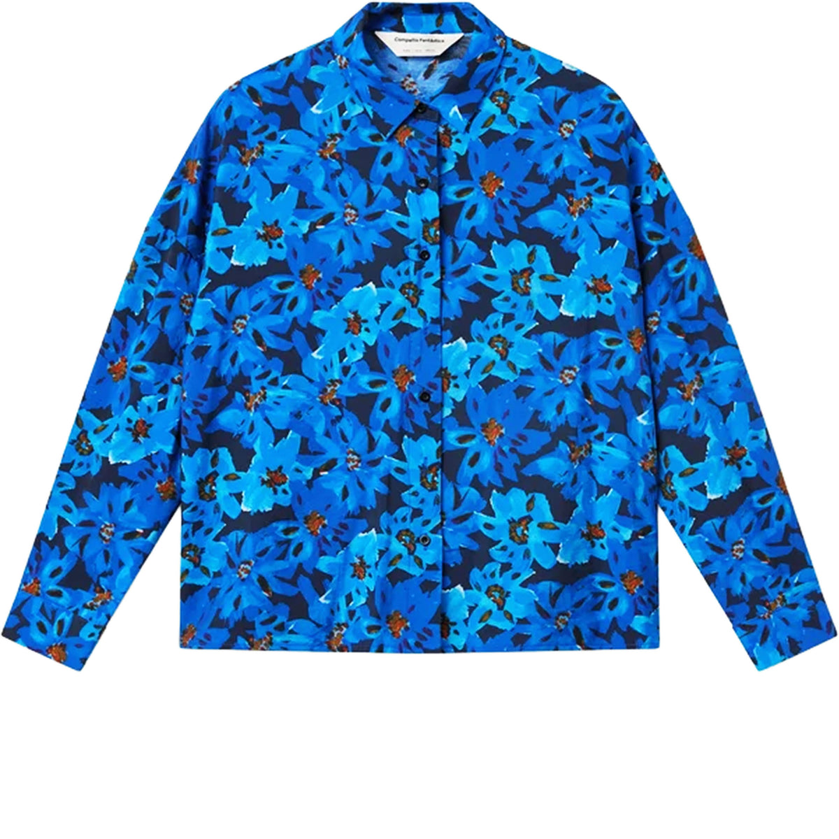 COMPAÑÍA FANTÁSTICA Camicia con stampa Clematis