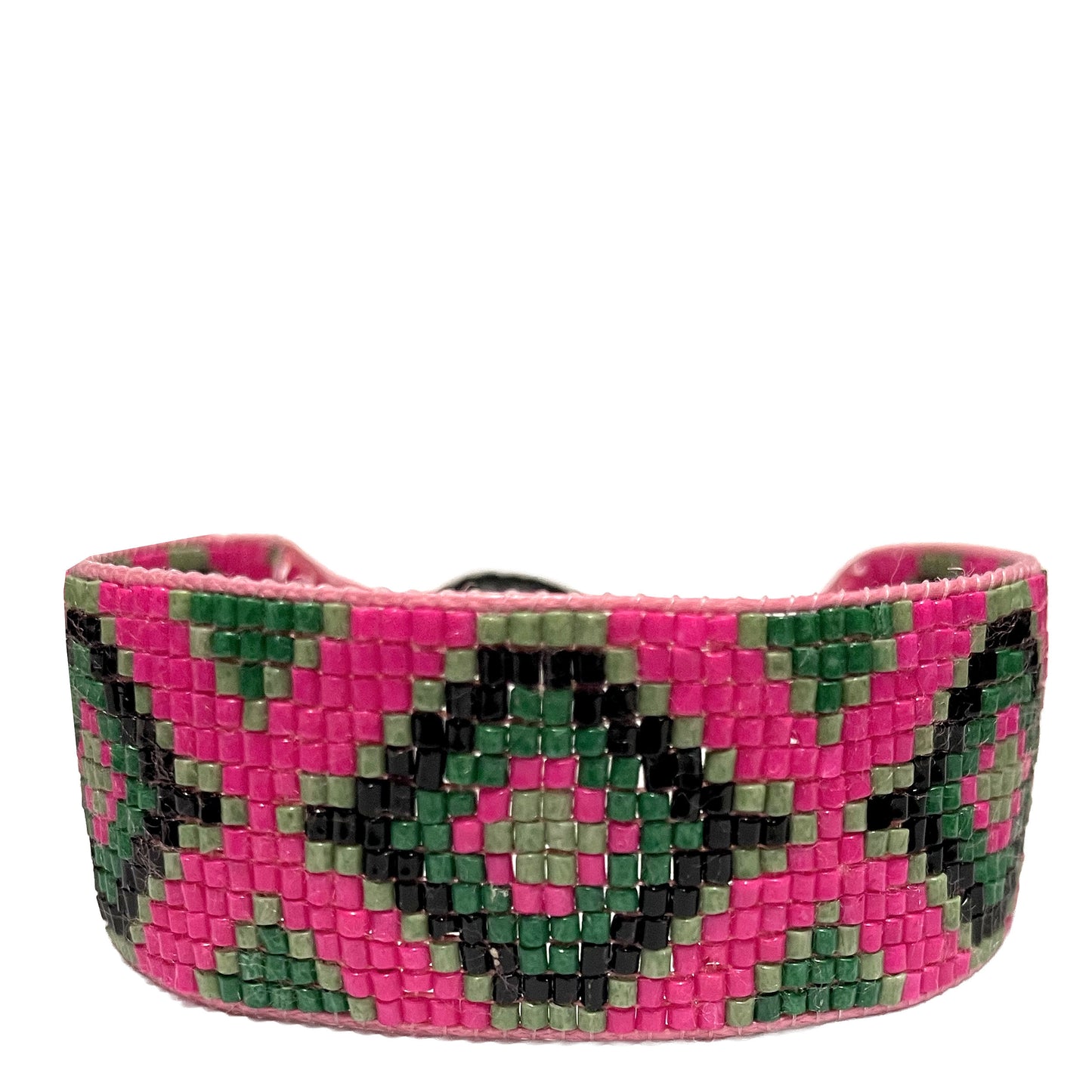 SURKANA Bracciali alti perline giapponesi rosa