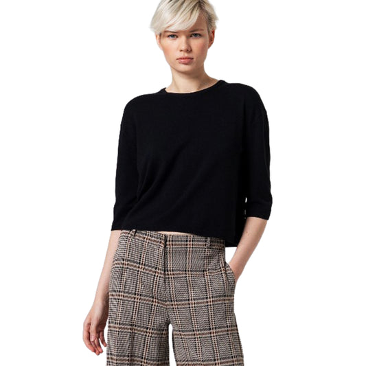 SURKANA - Maglia cropped a maniche 3/4-SURKANA-VIALESCARPE