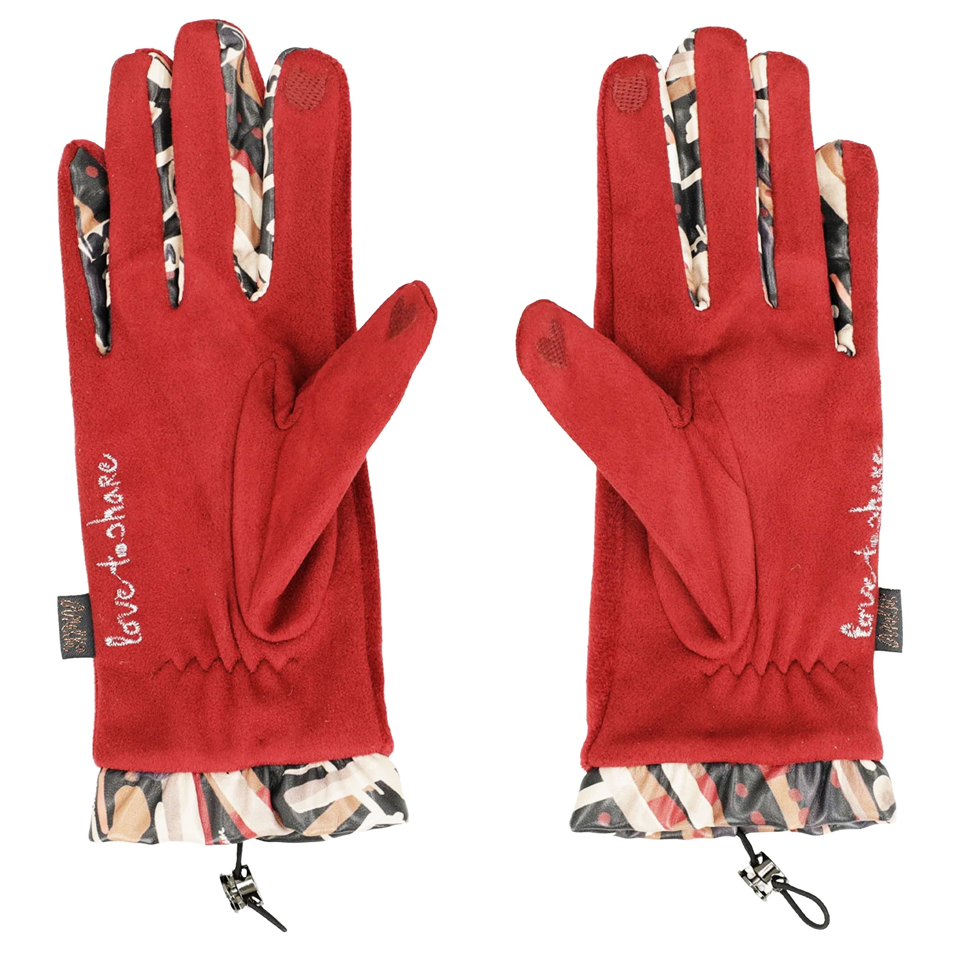 ANEKKE - Guanti velluto bordò-ANEKKE-VIALESCARPE