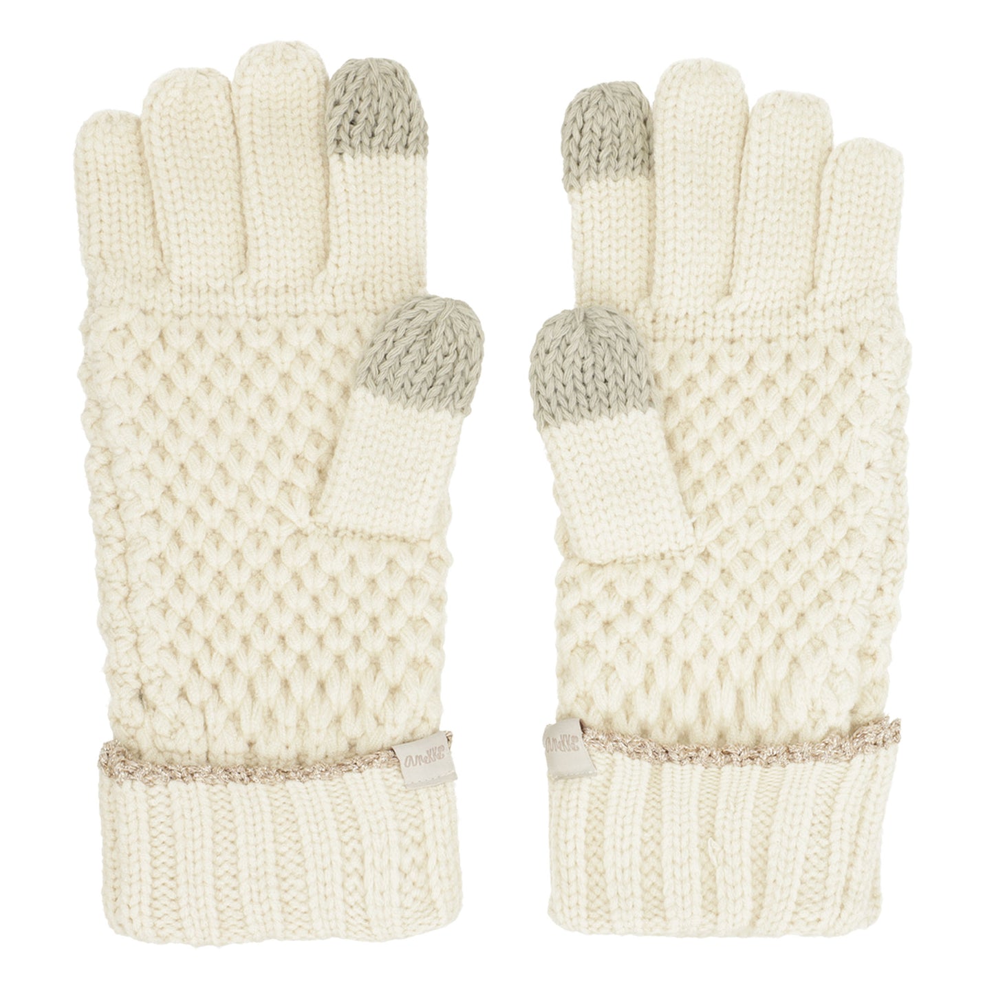 ANEKKE - Guanti in maglia beige-ANEKKE-VIALESCARPE