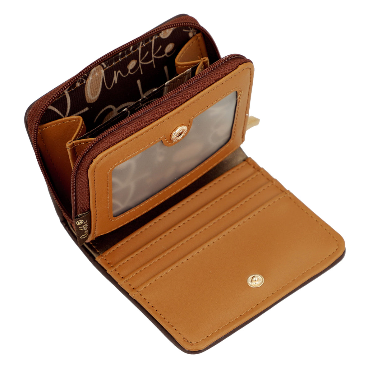 ANEKKE Portafoglio Piccolo RFID Tulip Multicolore