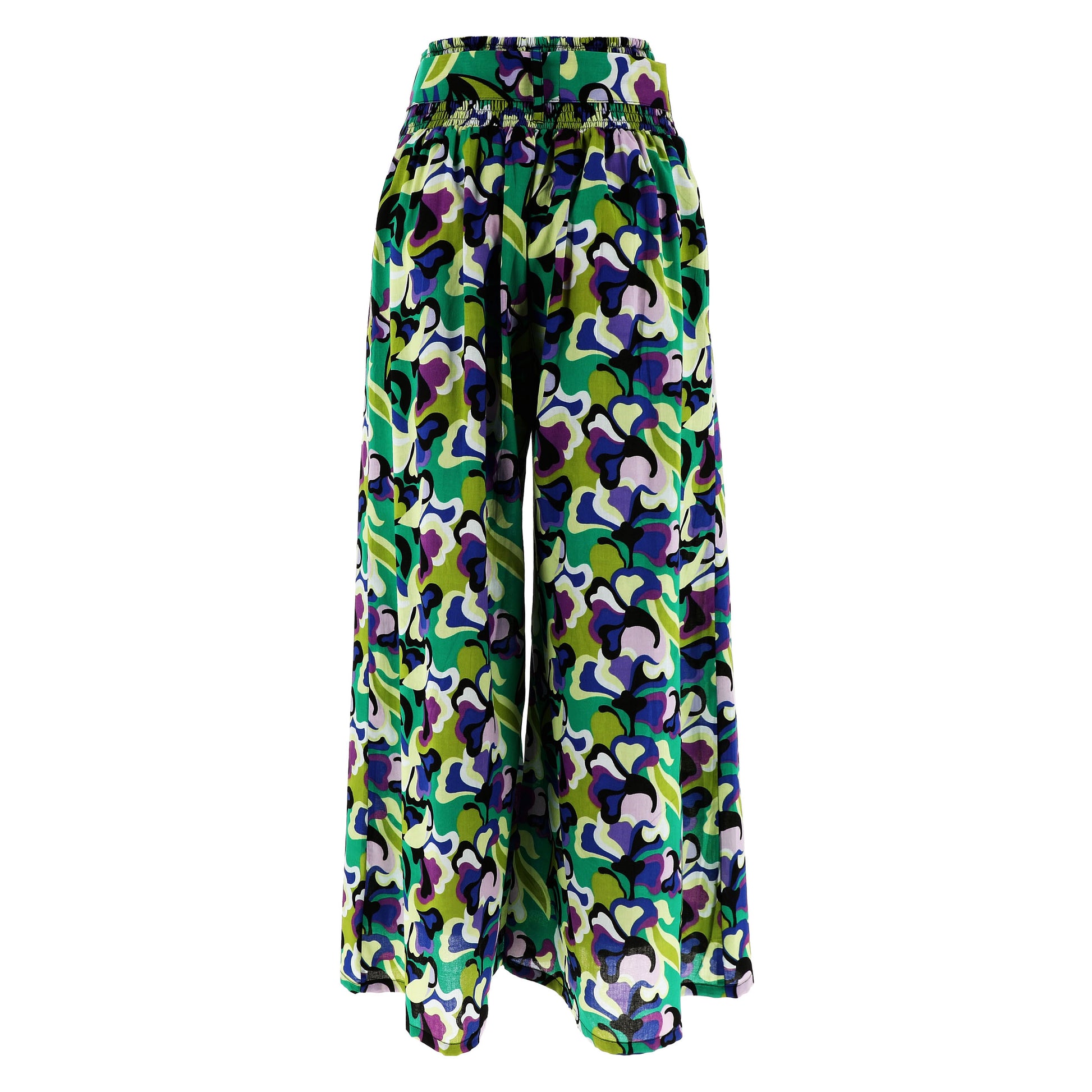 KARAKORUM Pantaloni SOLEDAD Verde e Multicolor-KARAKORUM-VIALESCARPE