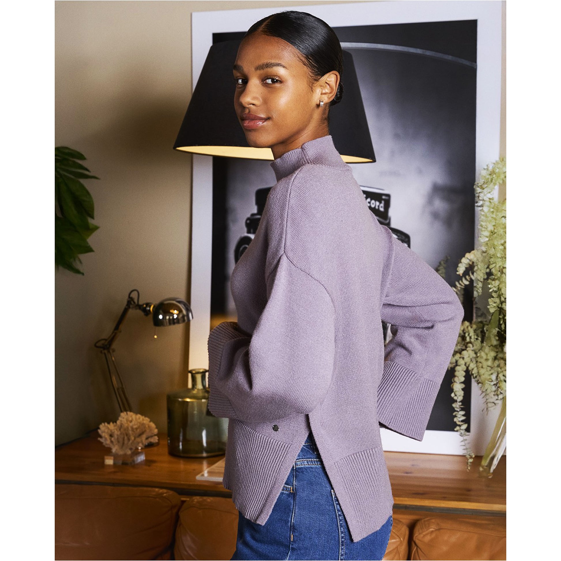 SURKANA - Maglione a collo alto e maniche ampie-SURKANA-VIALESCARPE