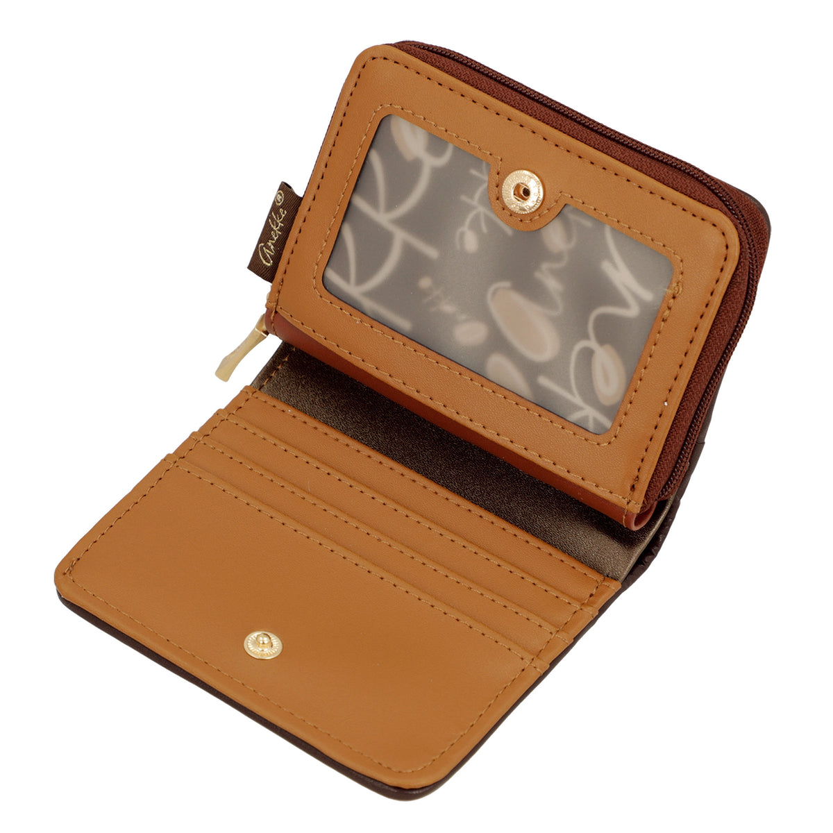 ANEKKE Portafoglio Piccolo RFID Tulip Multicolore