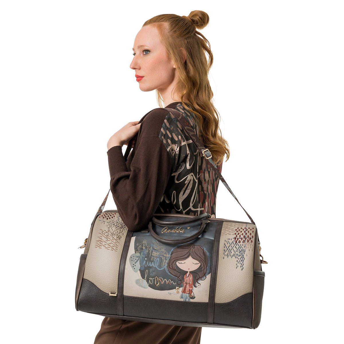 ANEKKE Borsa da Viaggio Tulip
