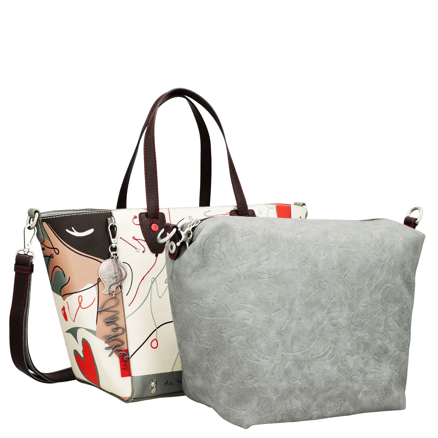 ANEKKE Borsa shopper nera Alma