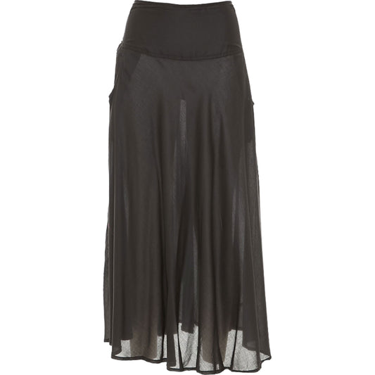 BABA DESIGN Gonna VISCOSE FLARE Nero