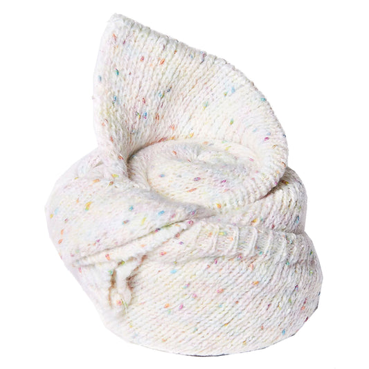 Il Ponchetto Lana Mohair smarties Bianco