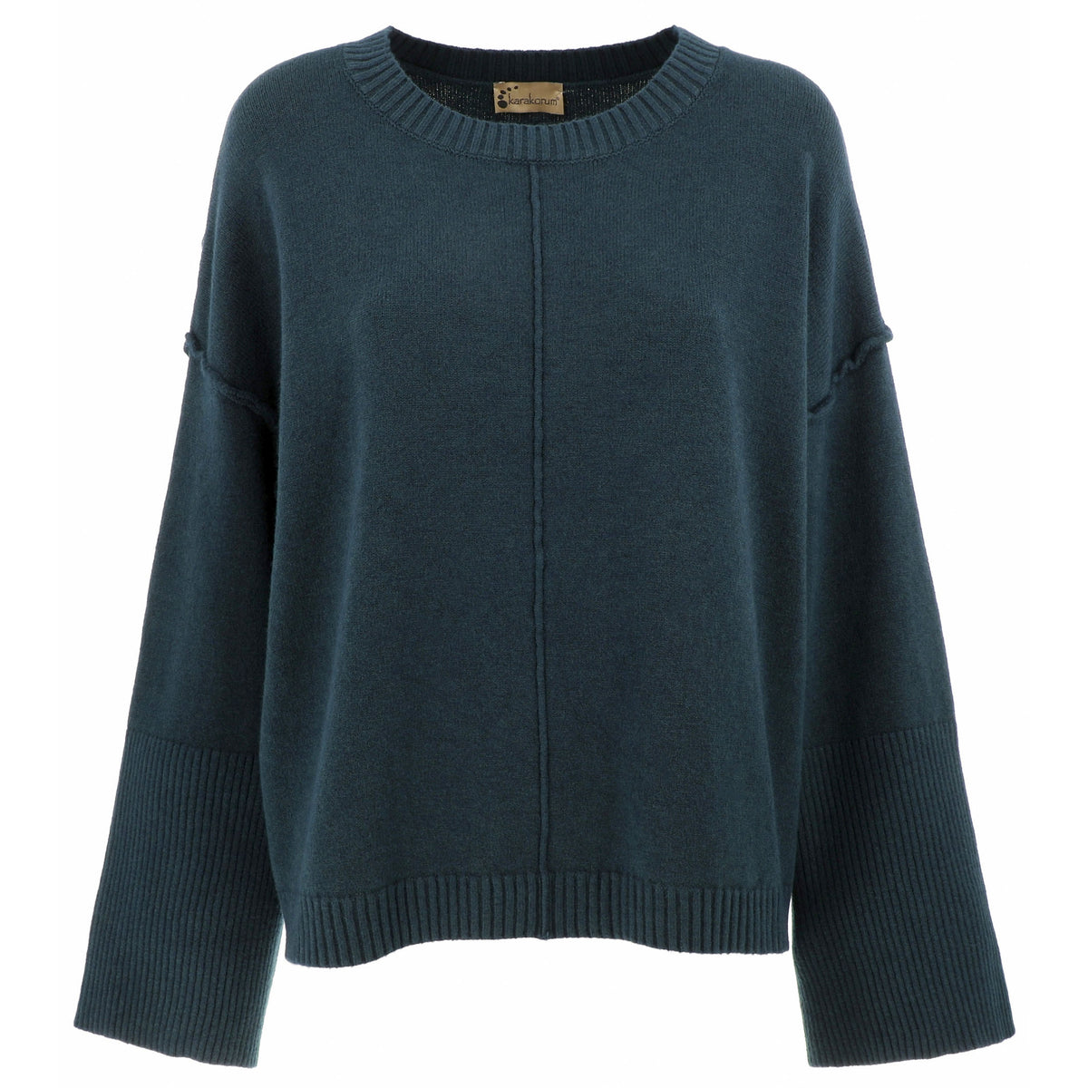 KARAKORUM Maglia Jacqueline ottanio con collo staccabile