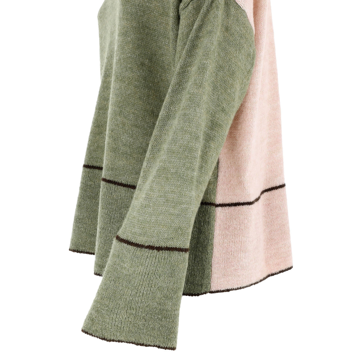 KARAKORUM Maglia SABINA Verde Militare e Beige