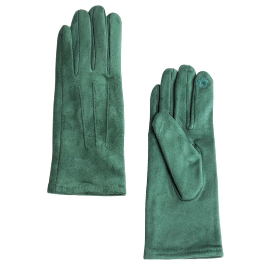 Guanti Morbidi Touch Screen 3 cuciture Bosco