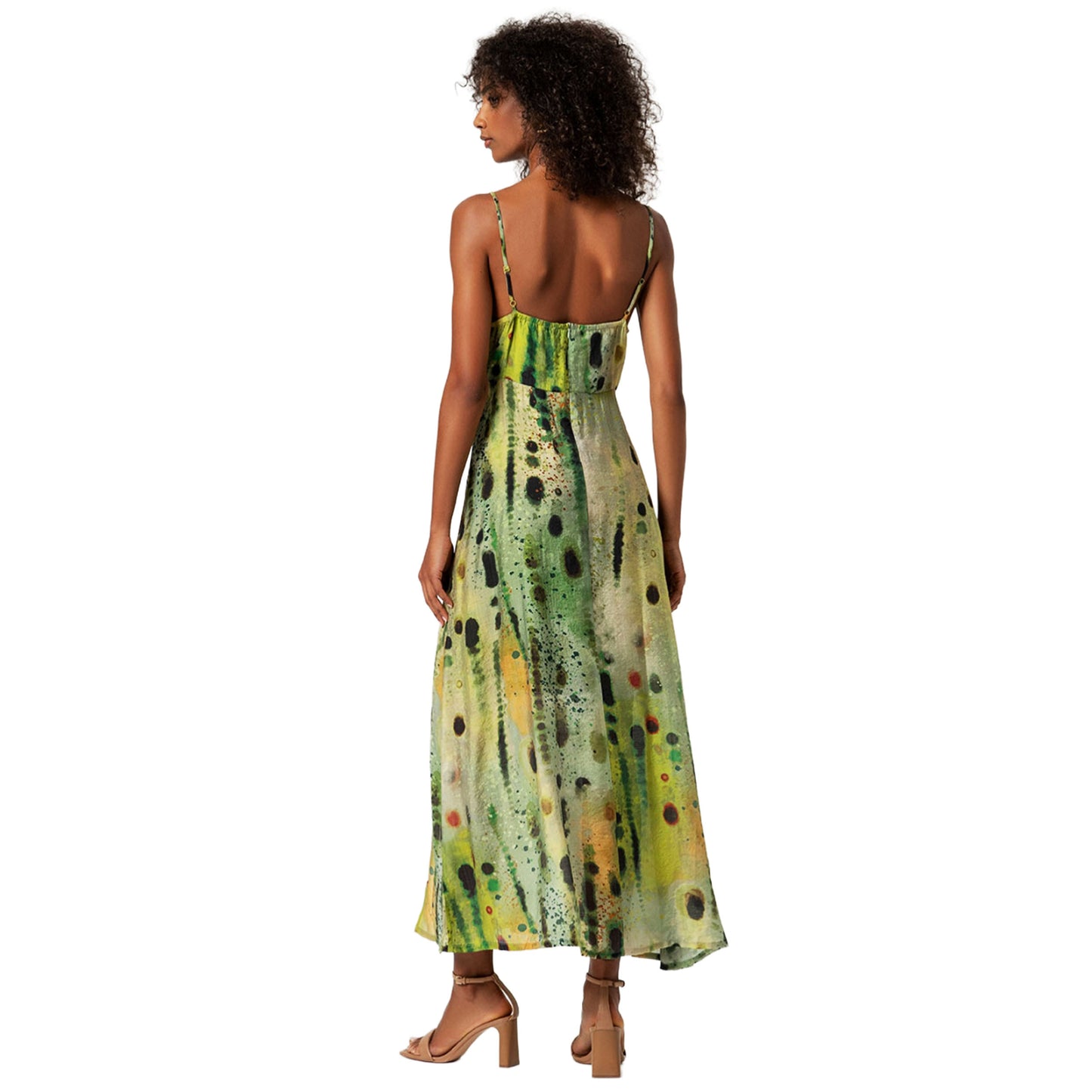 SURKANA Vestito a spalline con scollo a V Verde-SURKANA-VIALESCARPE