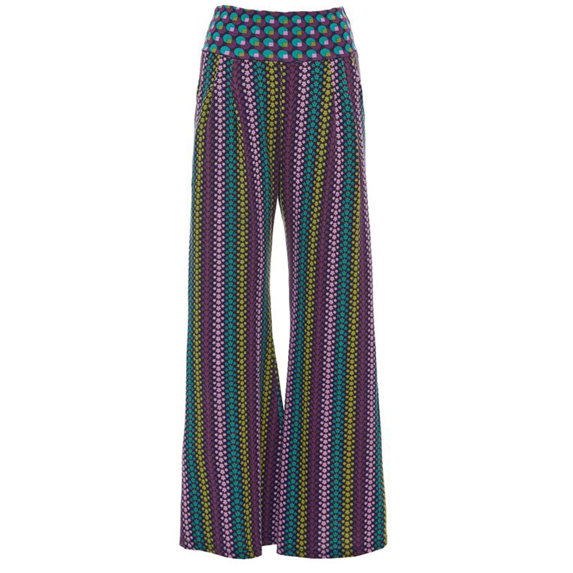 BABA Design - Pantaloni palazzo Paris Retrò Pois-Baba design-VIALESCARPE