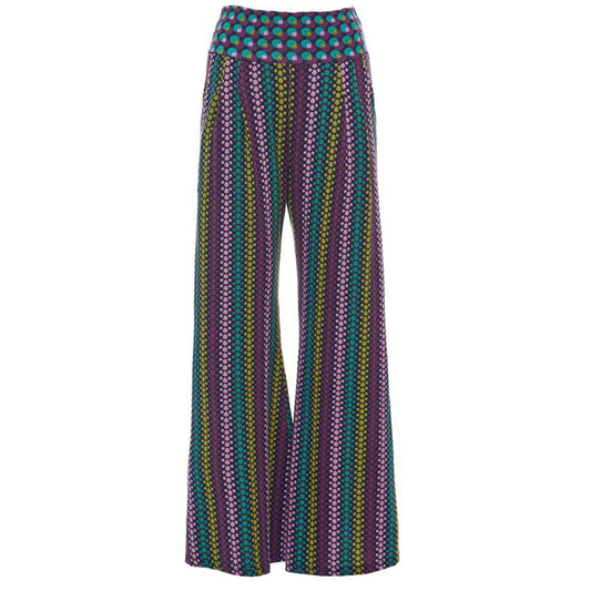 BABA Design - Pantaloni palazzo Paris Retrò Pois-Baba design-VIALESCARPE