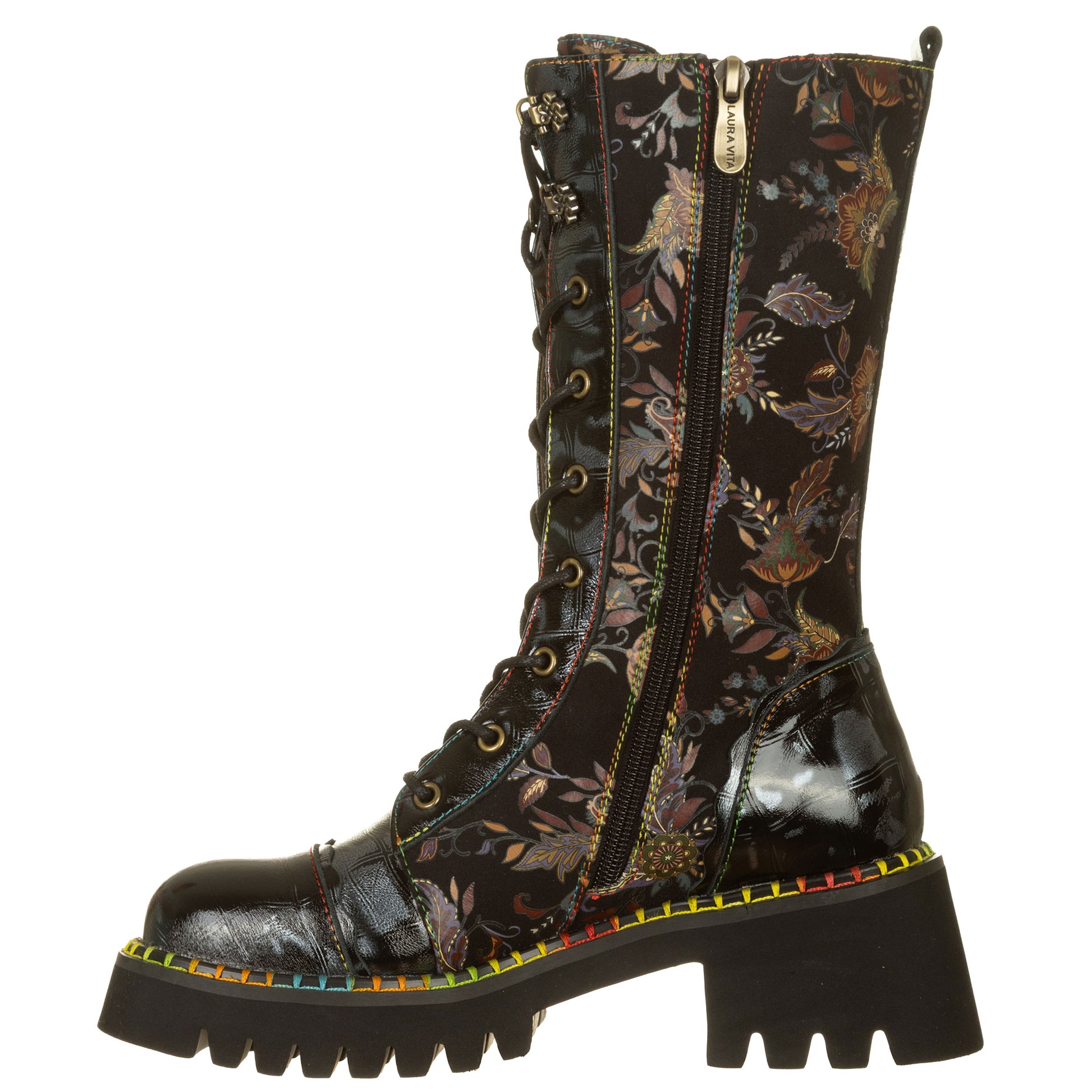 LAURA VITA Anfibi OYAO02 nero Vialescarpe