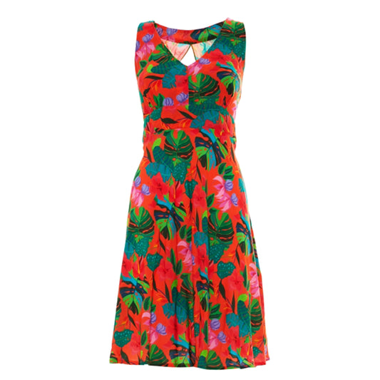BABA DESIGN - Abito corto Surf Bloom