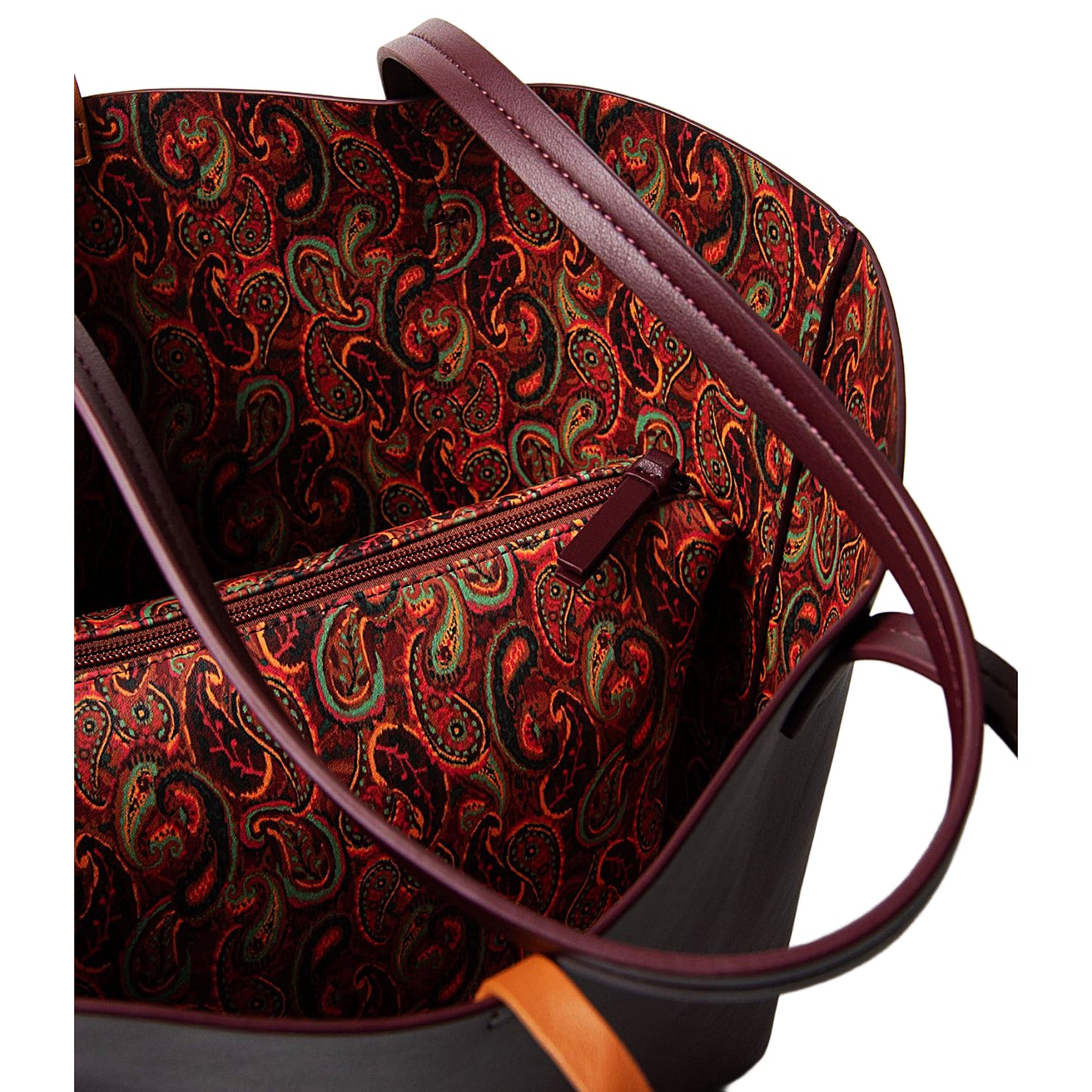 SURKANA - Shopper reversibile con borsa interna per articoli Bordeaux-SURKANA-VIALESCARPE