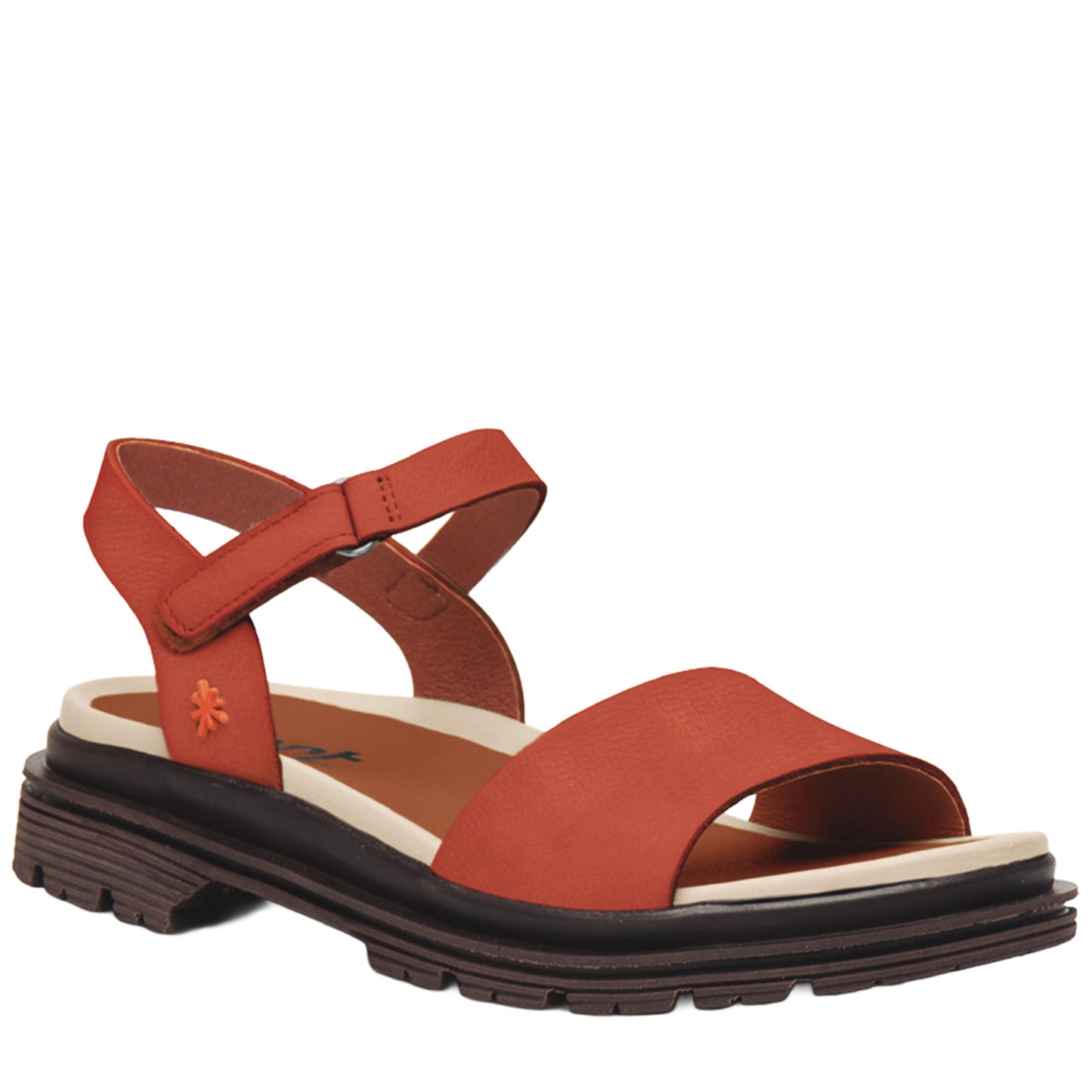 ART COMPANY Sandali BIRMINGHAM nubuck color arancio scuro-marrone-ART®-VIALESCARPE