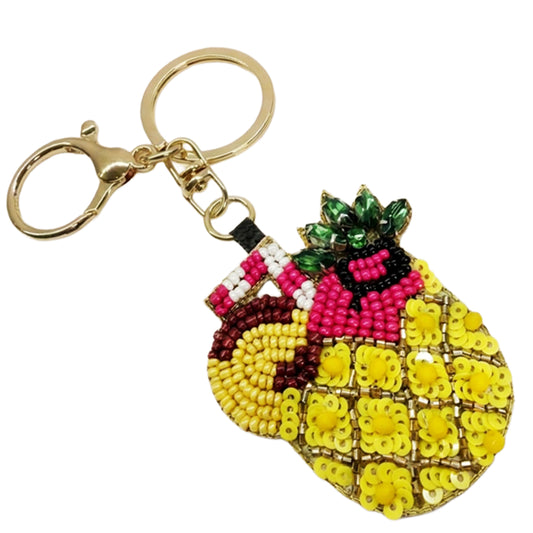 SURKANA Portachiavi Ananas