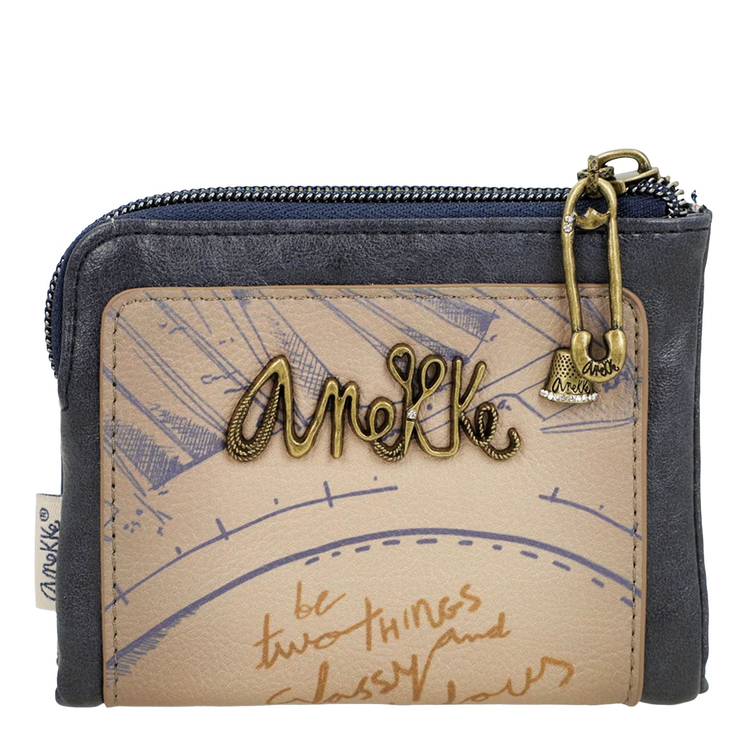 ANEKKE - Portafogli flessibile piccolo RFID Studio-ANEKKE-VIALESCARPE