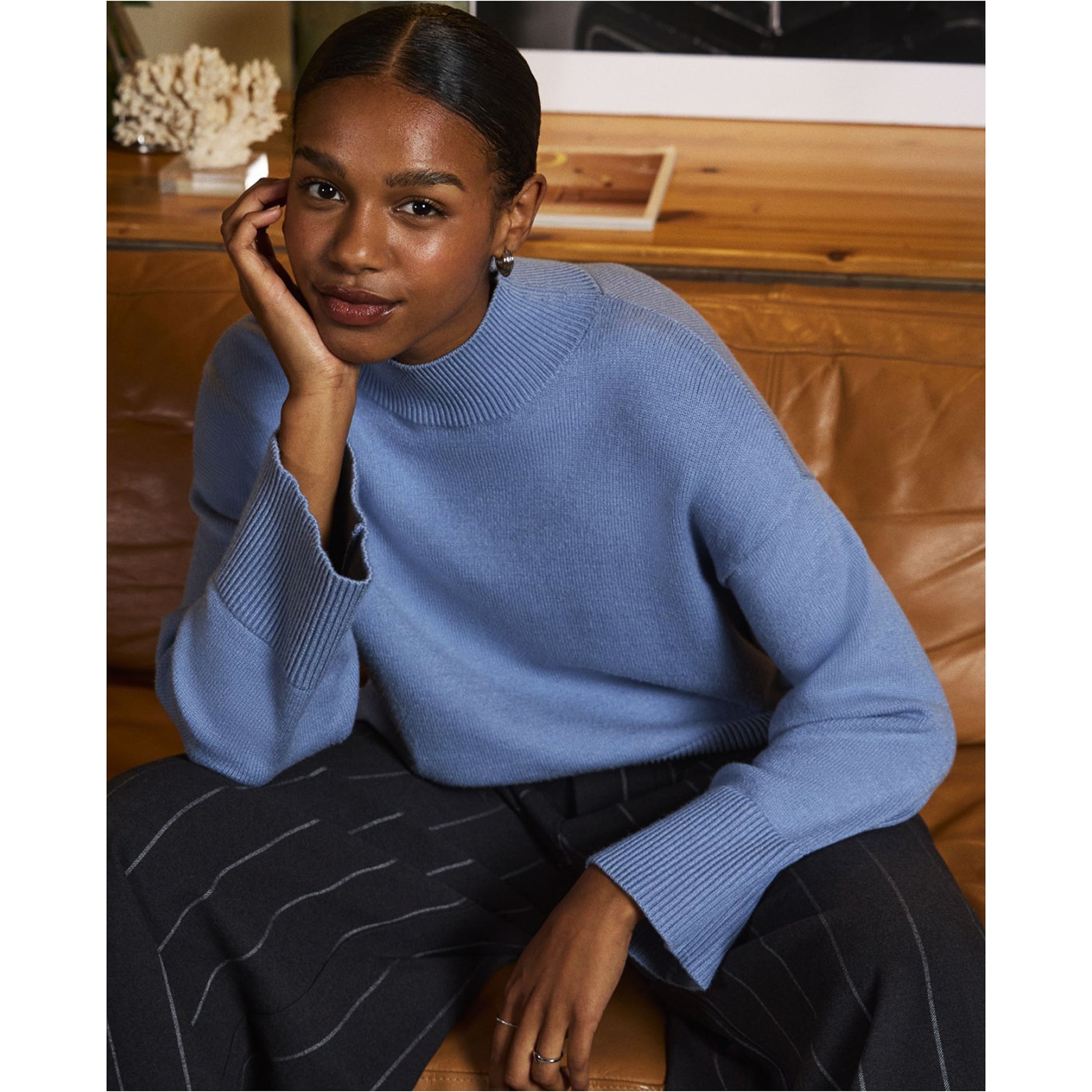 SURKANA - Maglione a collo alto e maniche ampie-SURKANA-VIALESCARPE