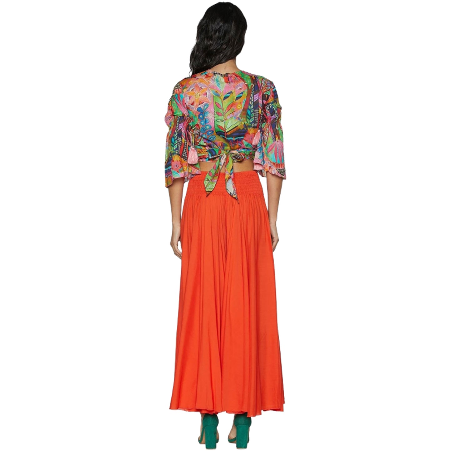 BABA DESIGN Pantagonna RAINBOW MODAL verde acido