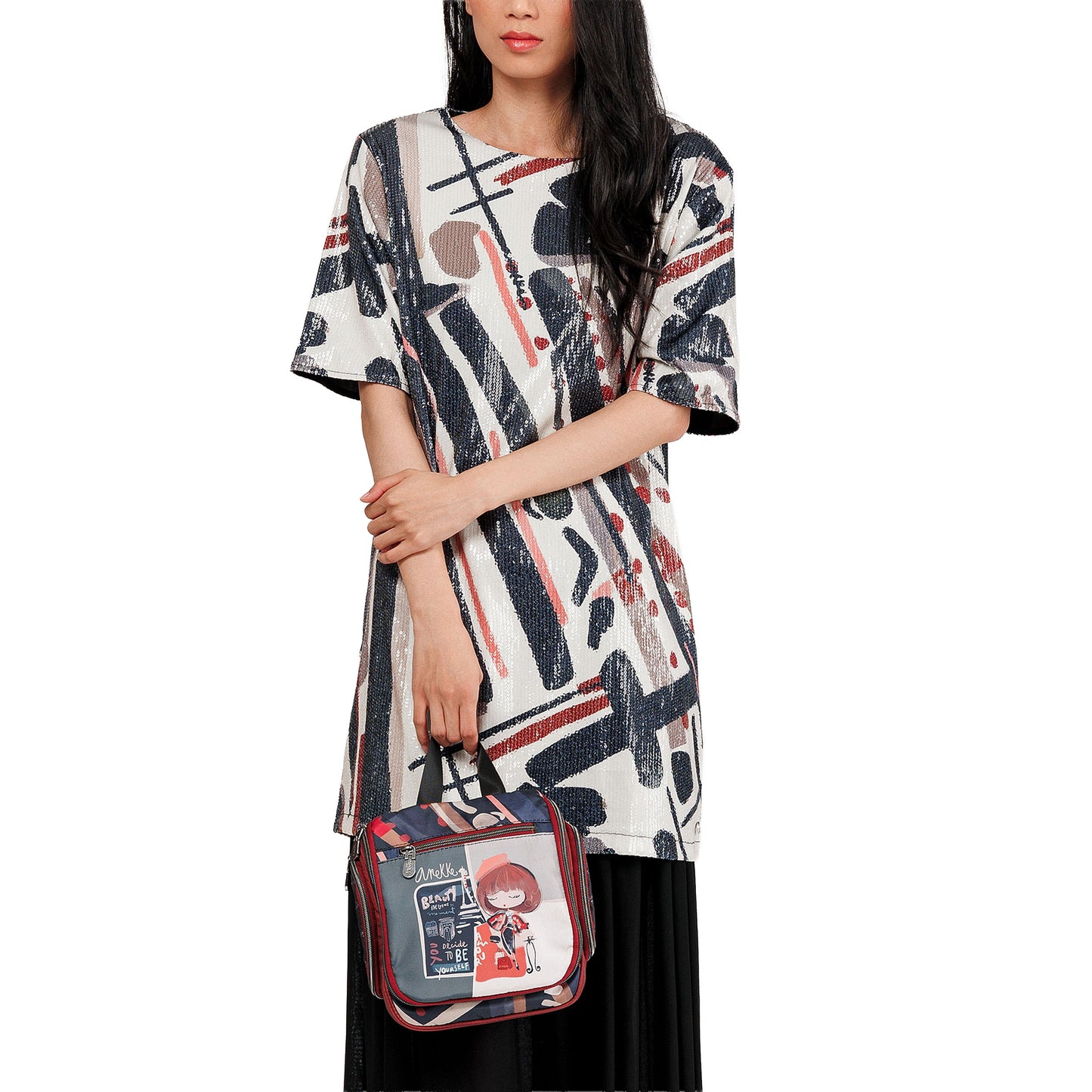 ANEKKE - Beauty-case da viaggio estensibile Mademoiselle