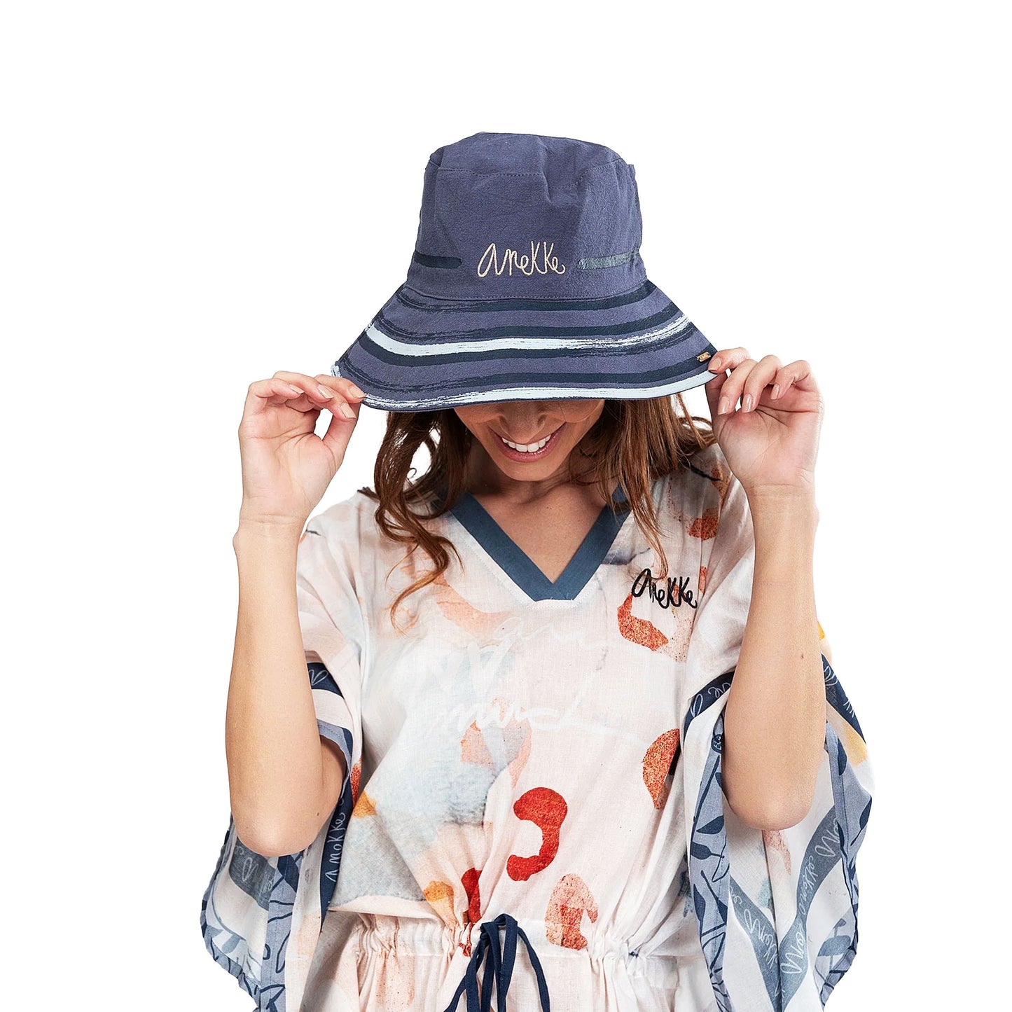 ANEKKE - Cappello da pescatore blu
