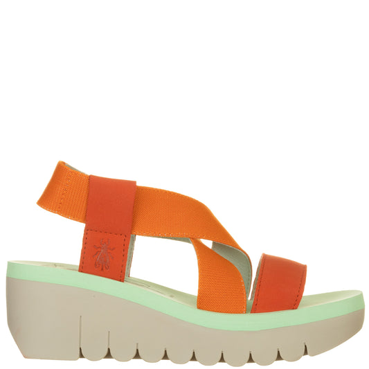 FLY LONDON Sandali elastico con zeppa