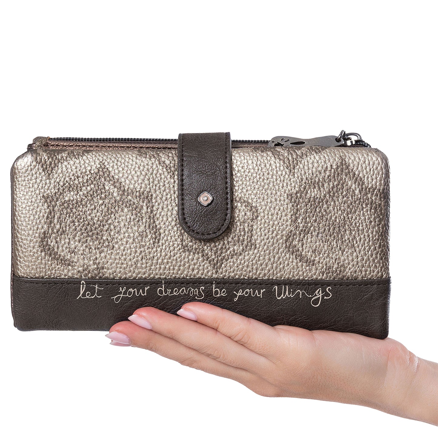 ANEKKE - Portafogli grande flessibile RFID Real-ANEKKE-VIALESCARPE