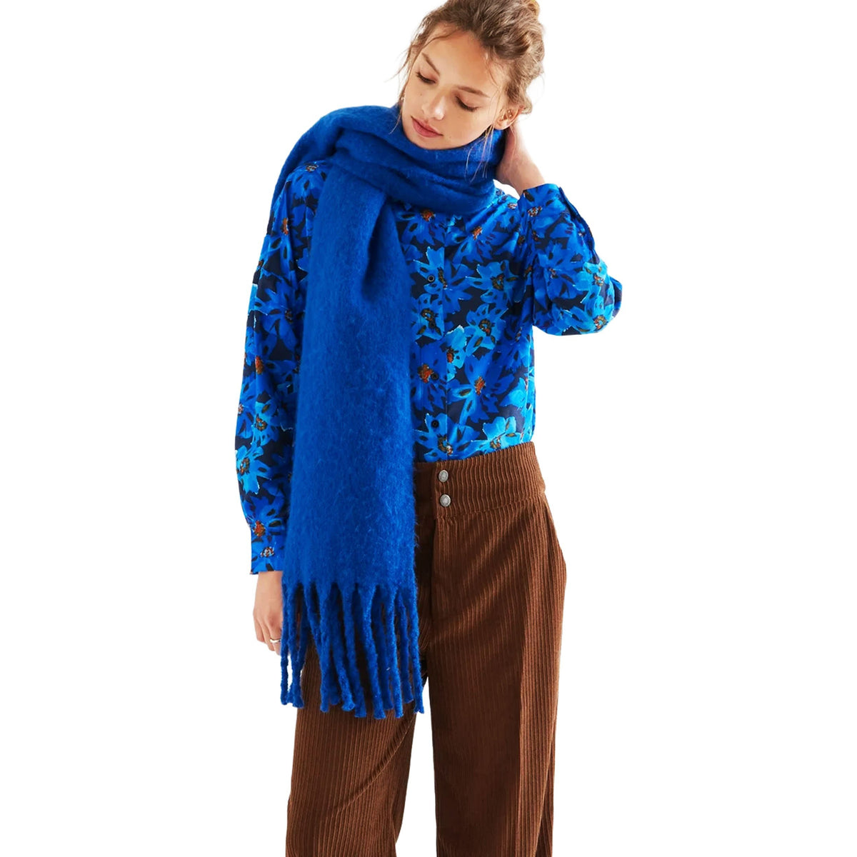 COMPAÑÍA FANTÁSTICA Camicia con stampa Clematis