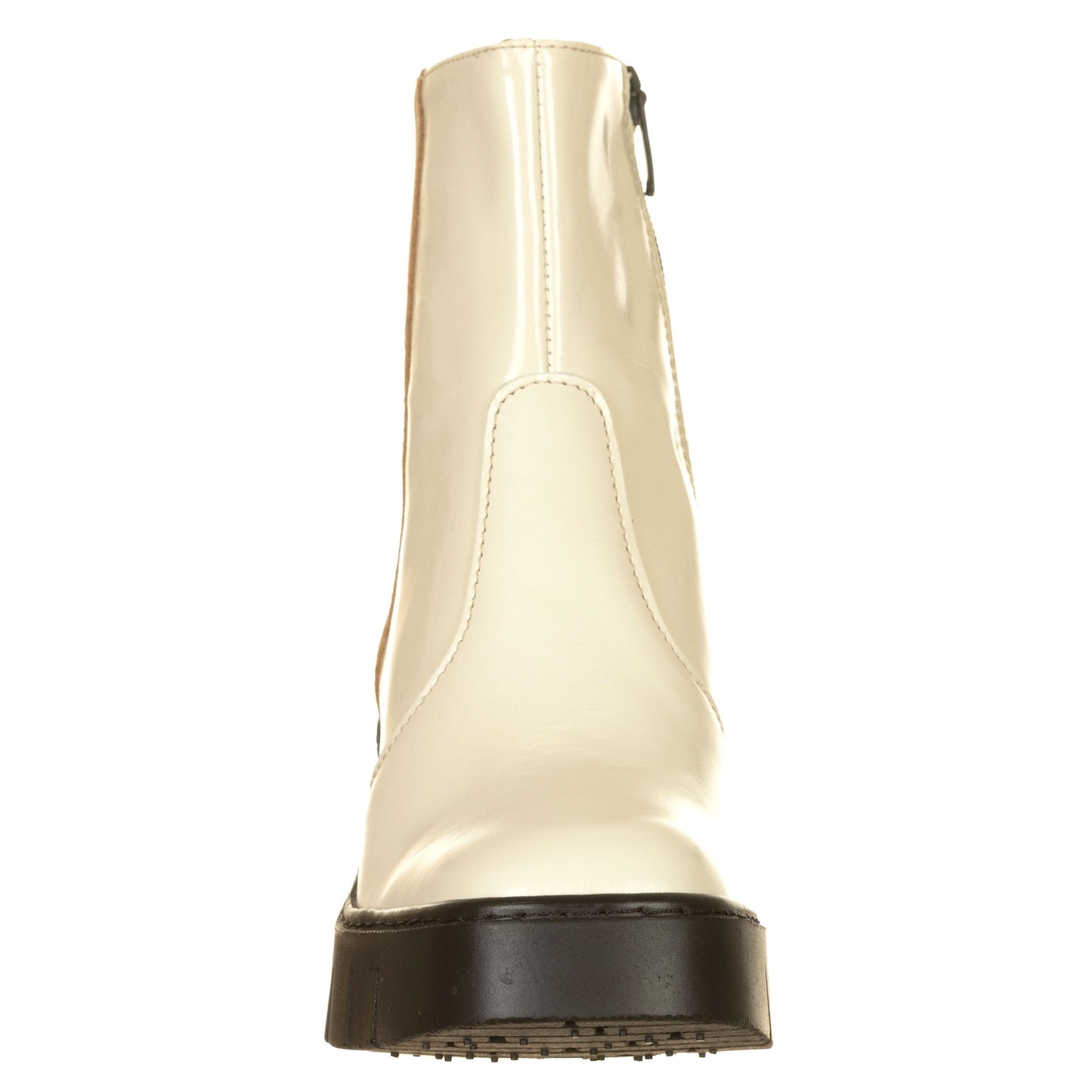 ART Stivaletti Berna Nappa Skinny Crema e Nero