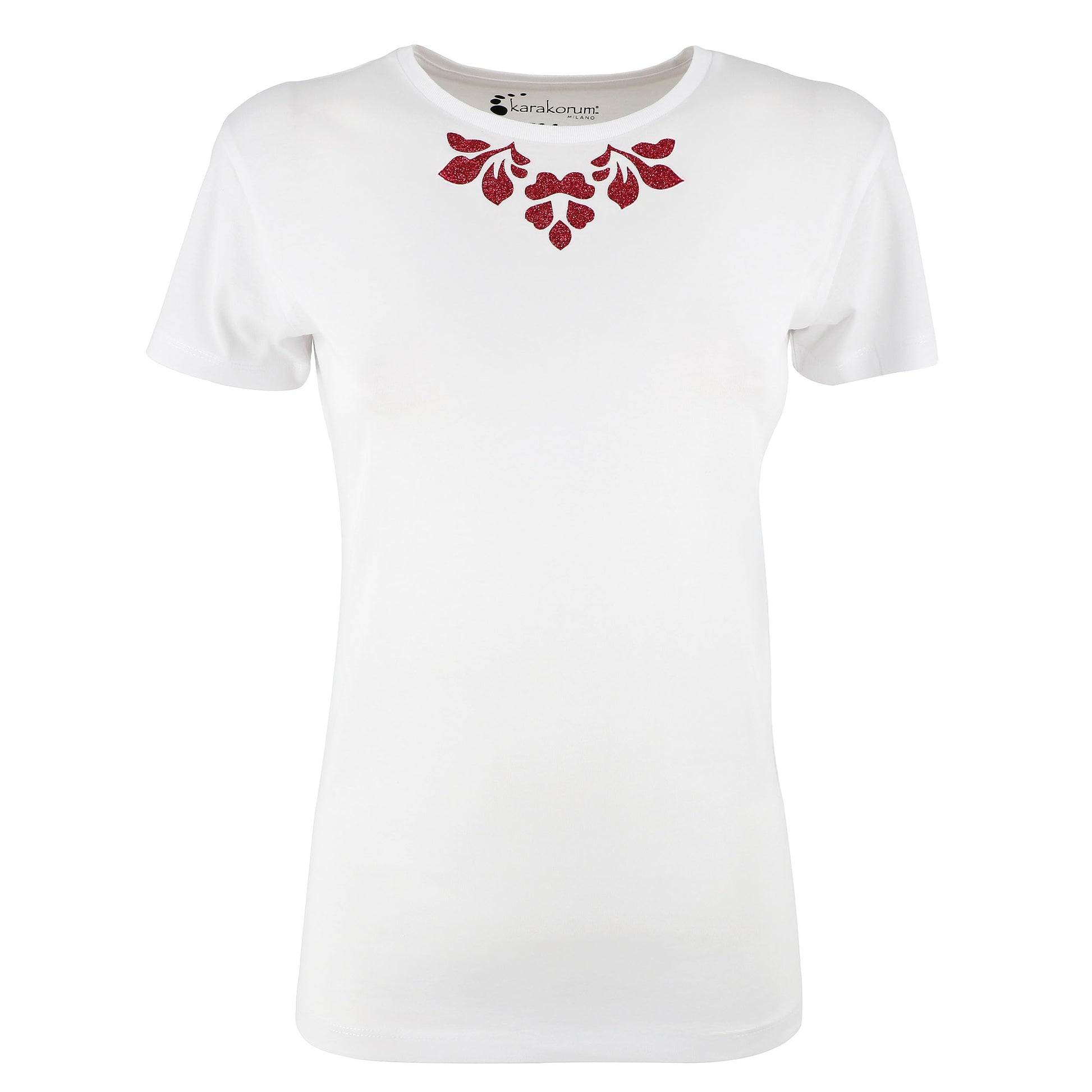 KARAKORUM T-Shirt GELSOMINA Bianco-KARAKORUM-VIALESCARPE
