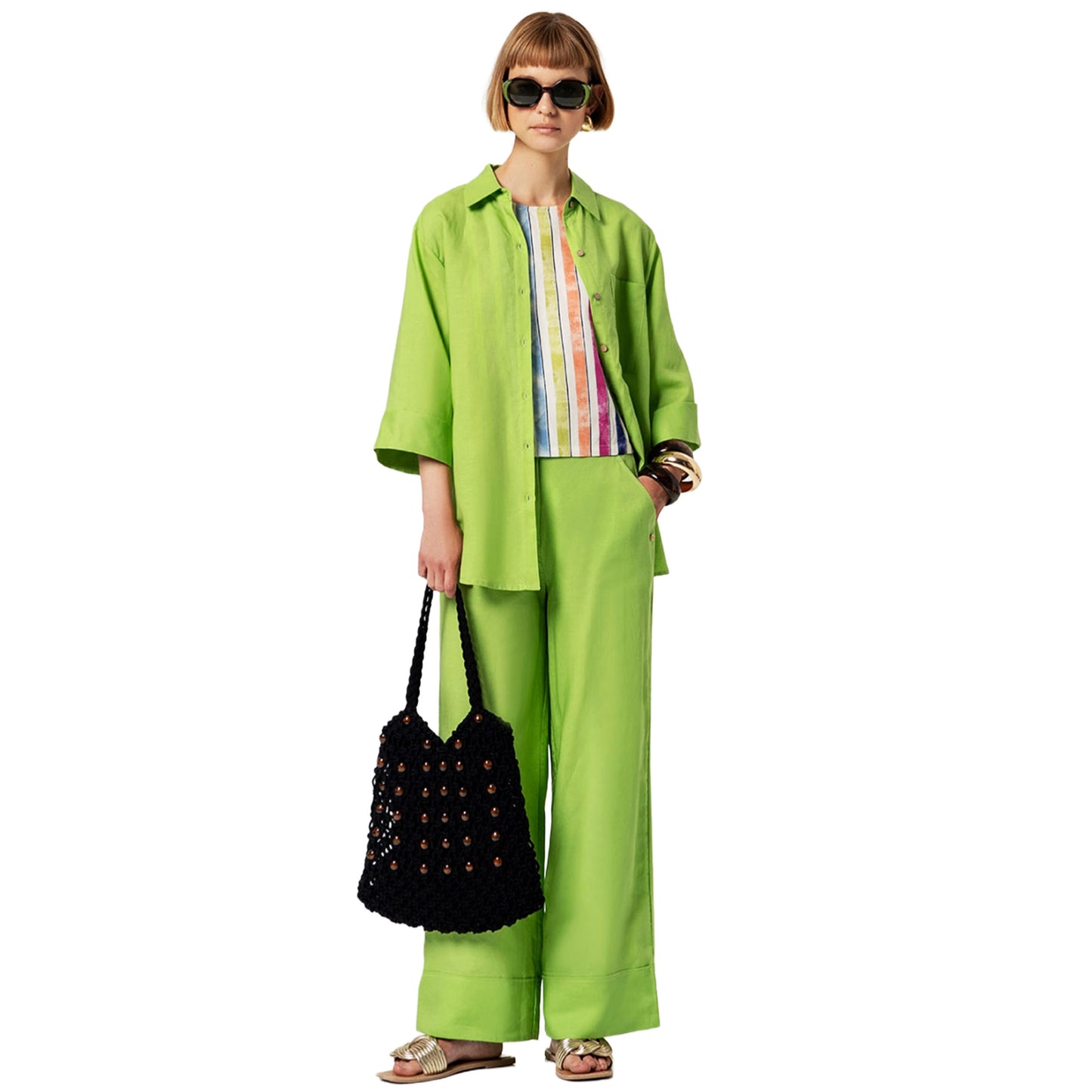 SURKANA Top senza maniche con scollo rotondo Multicolore-SURKANA-VIALESCARPE