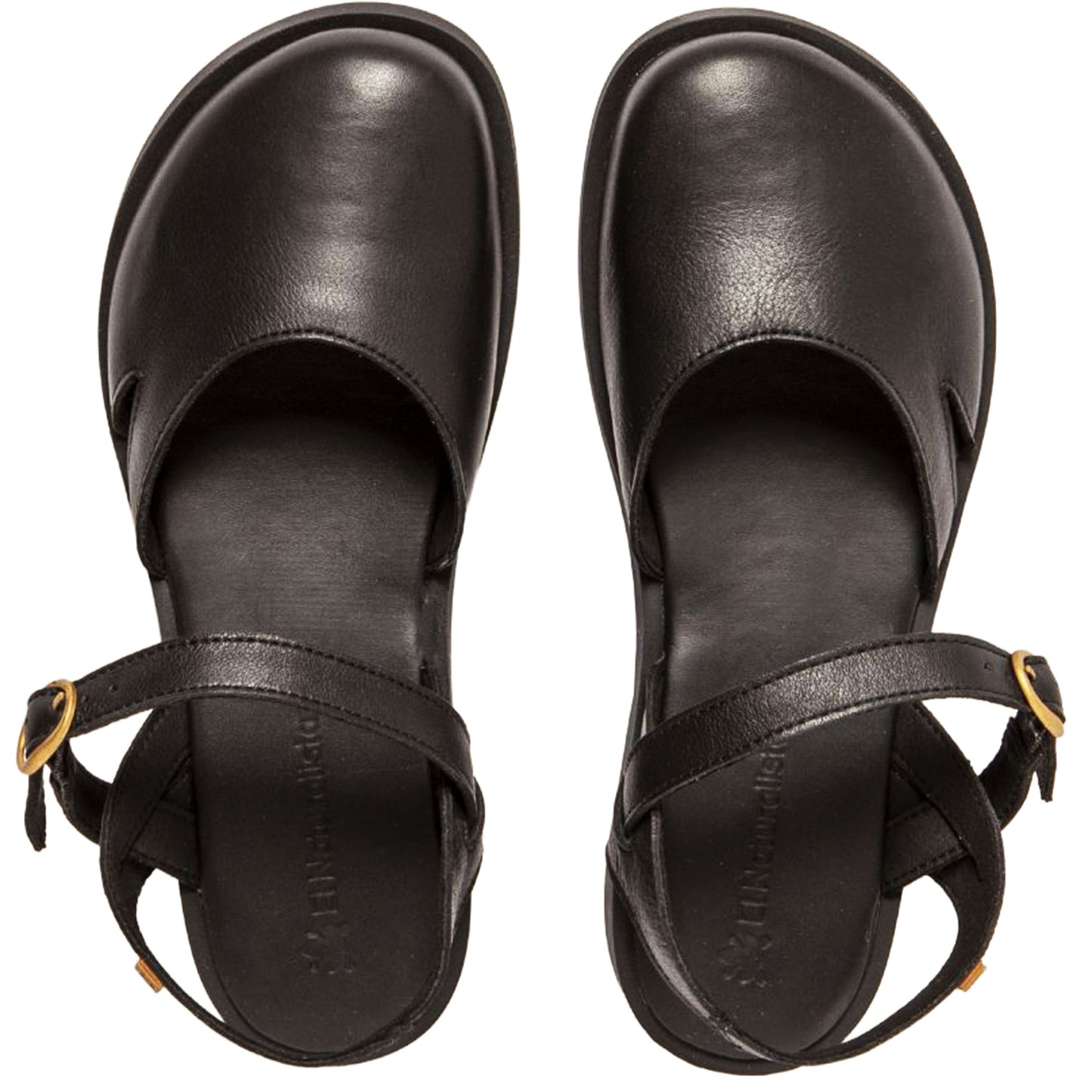 EL NATURALISTA Slingback ARENISCA Nappa Nero