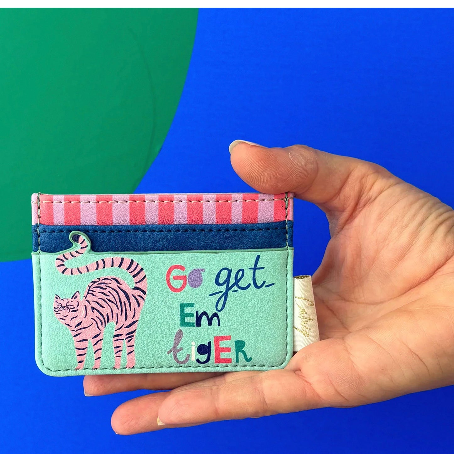 Catnip 'Go Get 'Em Tiger' Card Holder