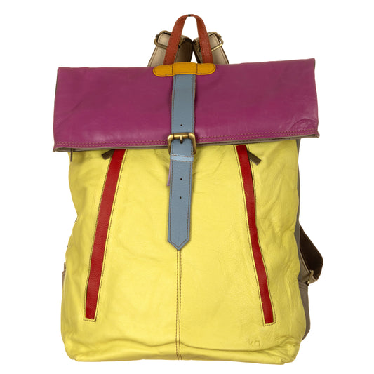 SORUKA Zaino REESE Giallo, Porpora, Denim, multi