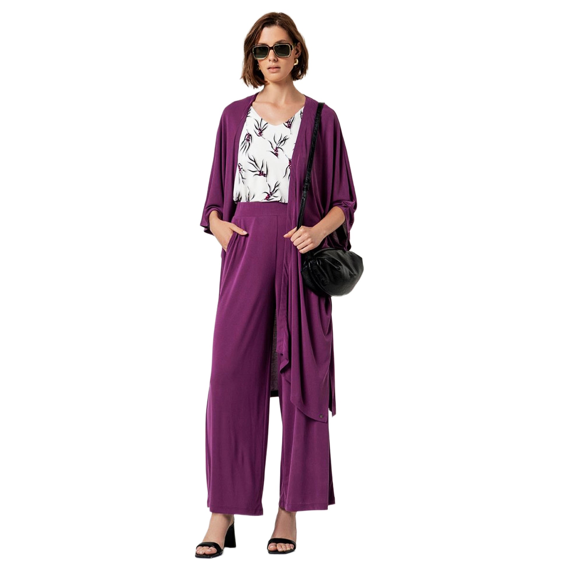 SURKANA Pantaloni Larghi Porpora-SURKANA-VIALESCARPE