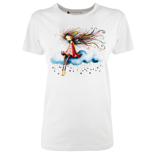 KARAKORUM T-Shirt FATA Bianco-KARAKORUM-VIALESCARPE
