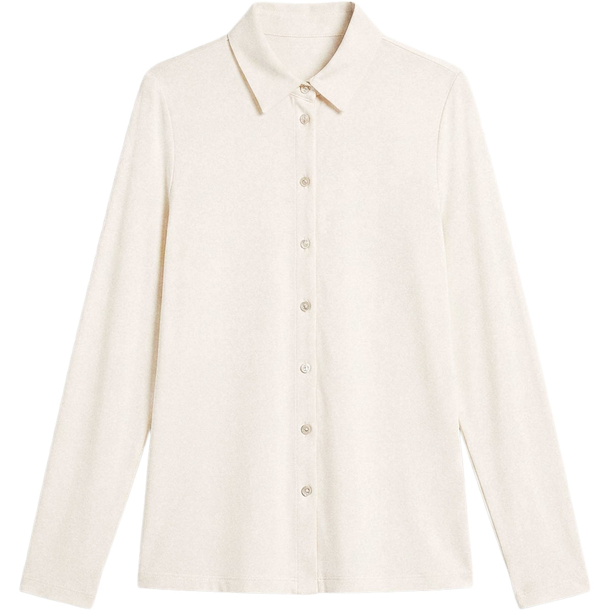 SURKANA Camicia Aderente in Bambù Crudo