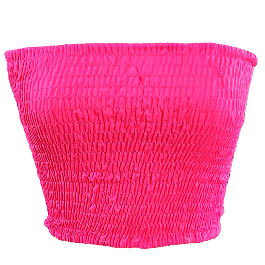 Top Fascia Donna KARAKORUM Astrid Fucsia in Cotone Elasticizzato
