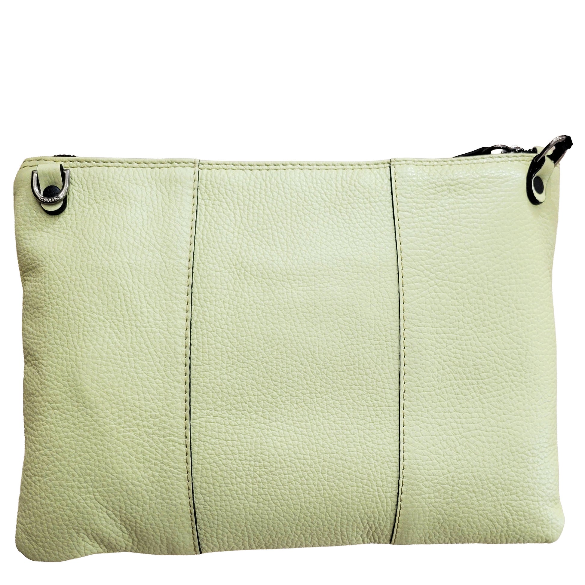 GABS Borsa Pochette "BEYONCE" in Pelle Martellata Citron-GABS-VIALESCARPE