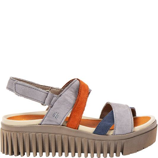 ART COMPANY Sandali BRIGHTON Orange Denim